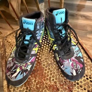 Asics Mens JB Elite V2,0 Limited Edition Adult Wrestling Shoes - Comic